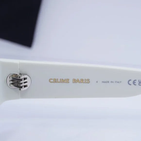 Celine CL40288I 25A MONOCHROMS Cat Eye Sunglasses–Ivory\Grey  display picture 3